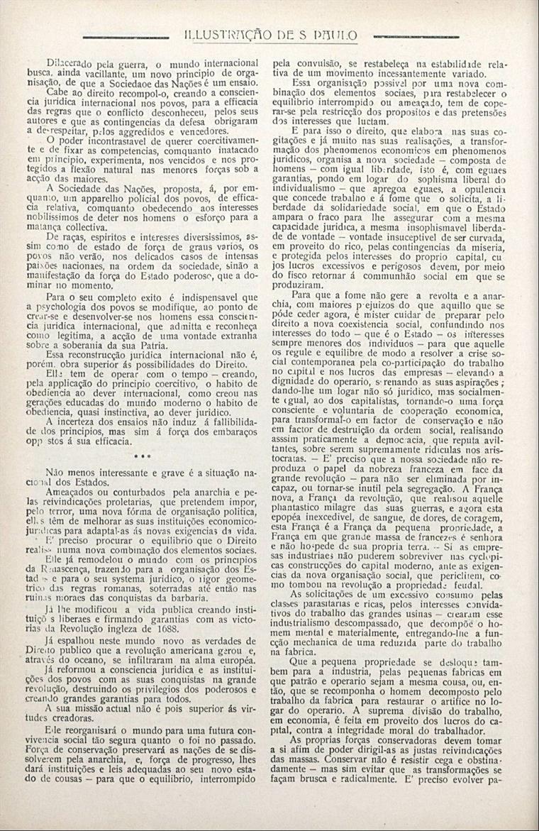 Illustração de São Paulo 1920 nº 5