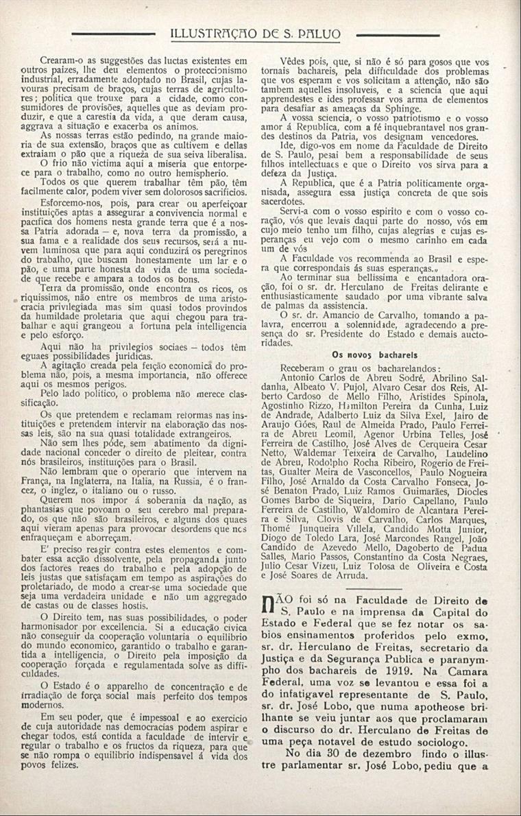 Illustração de São Paulo 1920 nº 5