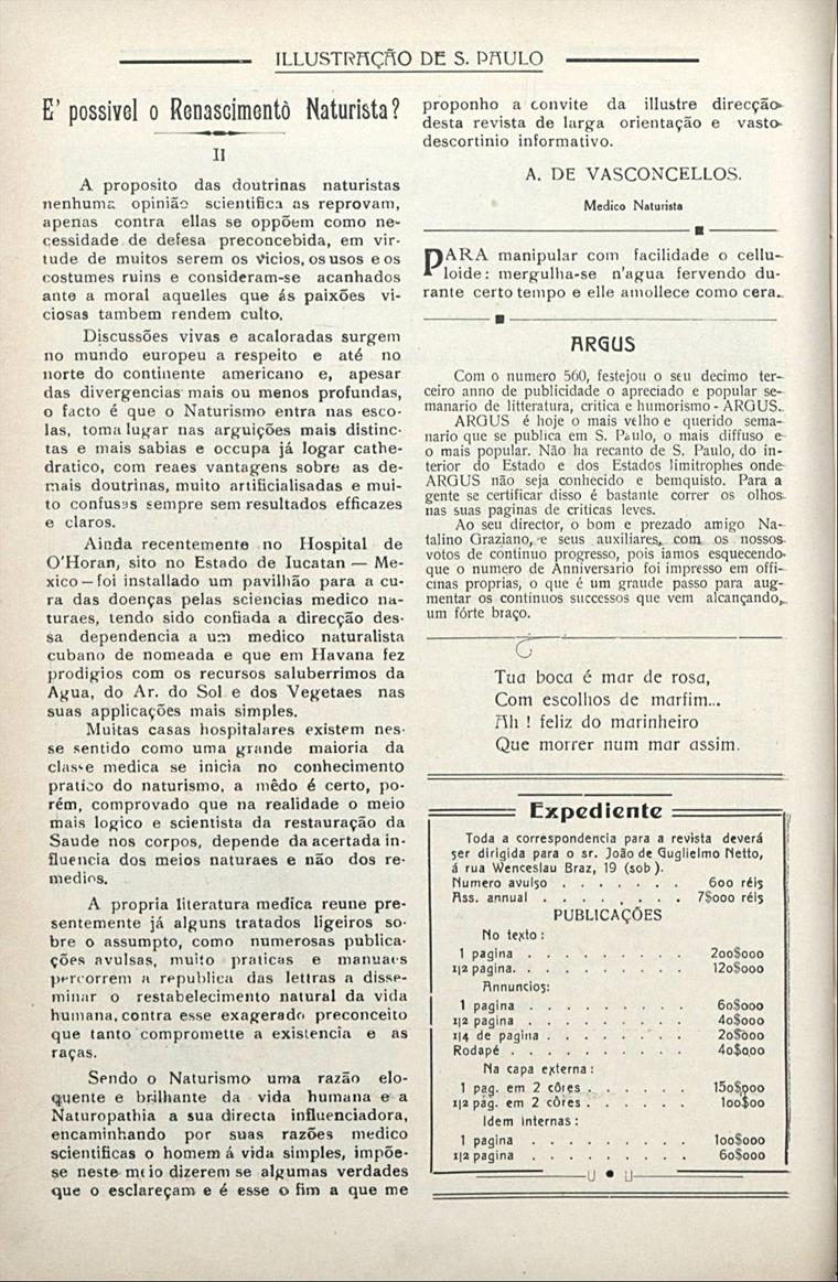 Illustração de São Paulo 1920 nº 5