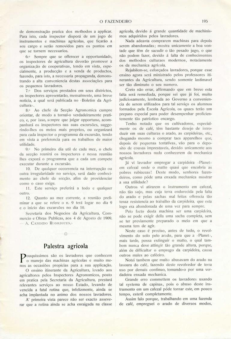 O Fazendeiro nº 8