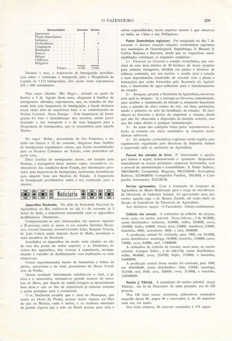 O Fazendeiro nº 8
