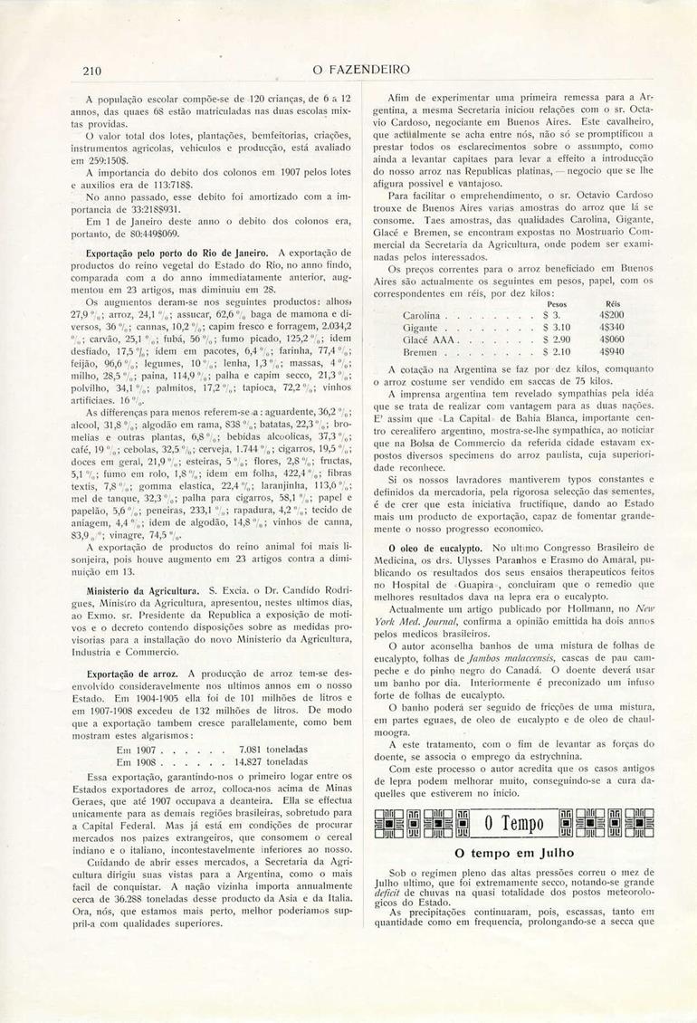 O Fazendeiro nº 8