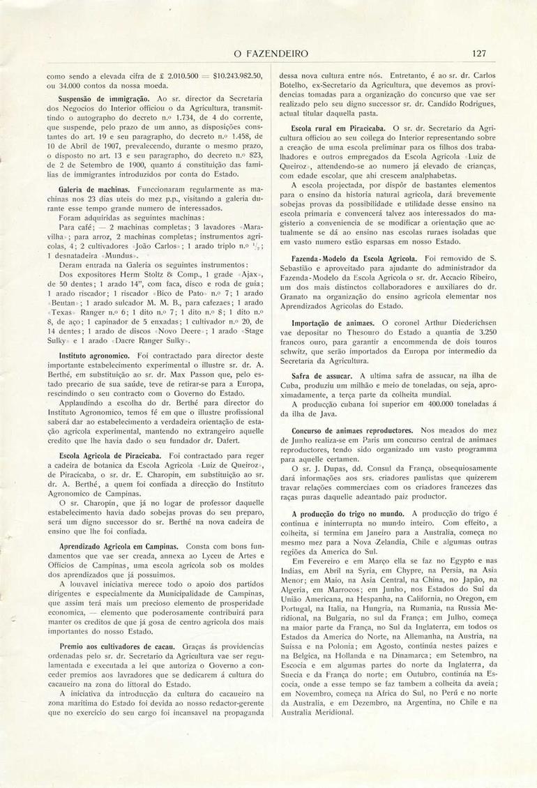 O Fazendeiro nº 5